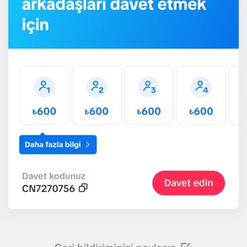 TikTok'da Arkadaşını Davet Ödülünü Yatırmıyorlar
