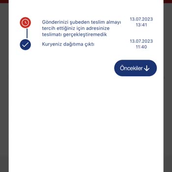 Aras Kargo, Kargomuzun Teslim Edilememiş Olması
