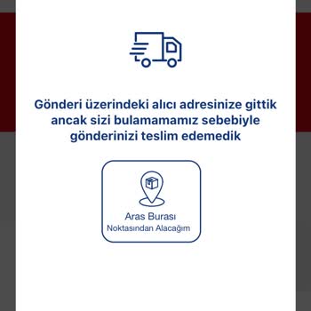 Aras Kargo Çınarcık Şubesi Teslimat Yapmıyor
