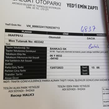 İçişleri Bakanlığı Yasal Olmadığı Halde Aracın Çekilmesi