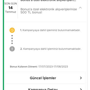 Garanti Bankası Bonus Kampanyası Sorunu