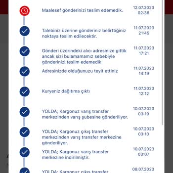 Aras Kargo'nun Teslim Edemediği Kargo