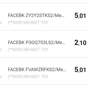 Facebook Kredi Kart Bilgilerimi Ele Geçirdi.