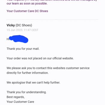 Dcshoeturkiye.com Siparişim Olan Ürünlerimi Göndermedi!