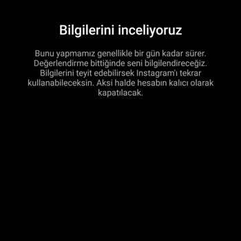 Instagram Hesabım Taklit Gerekçesiyle Hatalı Bir Şekilde Kapatıldı