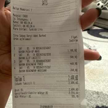 Forum Bornova Calzedonia Yanlış Ürün Gönderimi