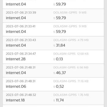 Türk Telekom Yurt Dışı Kullanım Faturası
