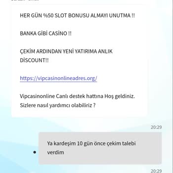 Vipcasinonline Para Ödenmiyor Oyalıyorlar