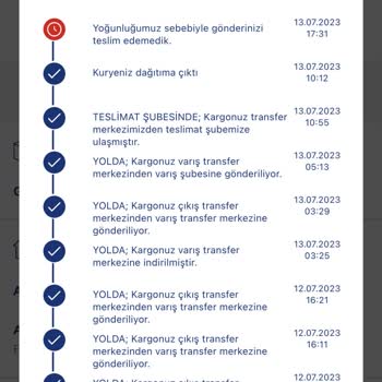 Aras Kargo'dan Gönderi Almak İçin Şubeye Gitmek Zorunda Kalıyorum
