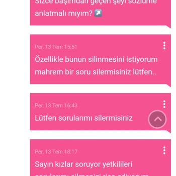 Kızlar Soruyor Sitesindeki Sorularımı Silemiyorum