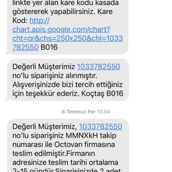 Koçtaş Ürün Tesliminin Gerçekleşmemesi