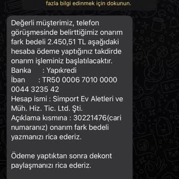 Vestel Garanti Kapsamındaki Buzdolabım Hk.