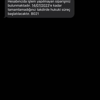 Clotie Teslim Almadığım Sipariş Ödemesi