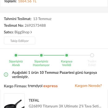 Trendyol Express İzmir İncir Transfer Merkezi Kargo Teslim Edilmiyor