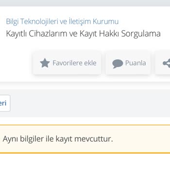 E-Devlet (Turkiye.gov.tr) Cihazımda Servis Yok