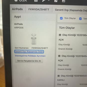 Ouno Service Vodafone Online Mağazacılık Ürün Şikayeti Apple Airpods