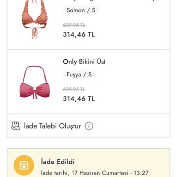 Only Giyim Boyner Mağazasının İade Almaması