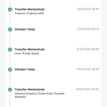 Trendyol Express Kargom Karadeniz Turunda