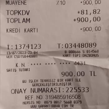 Özel Ata Sağlık Hastanesi Acilde 900 TL Ücret Alınması