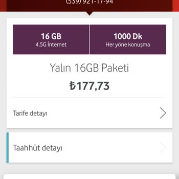 Vodafone Yüksek Fatura Çıkarıyor