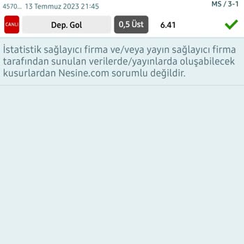 Nesine.com'dan Yaşadığım Sorun