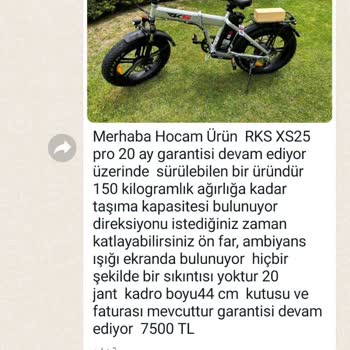 Sahibinden.com Elektrikli Bisiklet Mağduriyeti