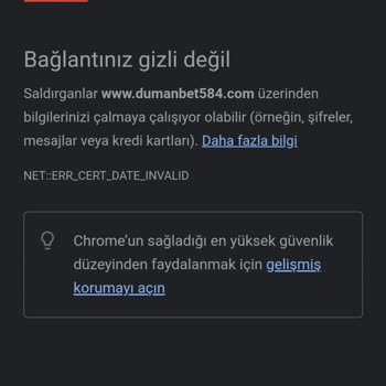 Bağlantınız Gizli Değil Www.dumanbet584.com