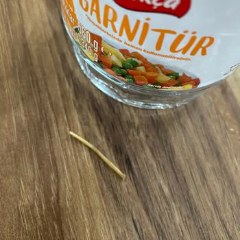 A101 Den Aldığım Çokça Garnitürden Yabancı Madde Çıktı