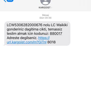 Lc Waıkıkı Kargo Teslimatı