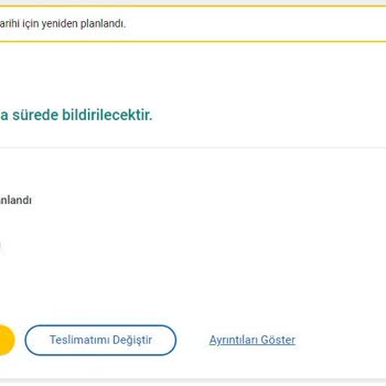 UPS Türkiye Teknosa Siparişim 1 Haftadır Gelmiyor, Nerede Olduğu Belli Değil.