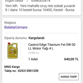MNG Kargo Kargom Nerede Muhatap Yok