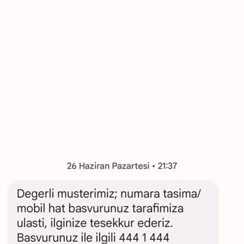 Türk Telekom Hat Taşıma İşleminde Hattın Eline Ulaşmaması