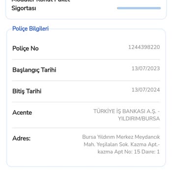 Anadolu Sigorta 1244398220 Poliçemi İptali Ve Paramı İstiyorum