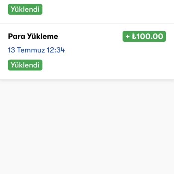 Cepte Şok Yüklediğim Para Cüzdana Yansıtılmadı