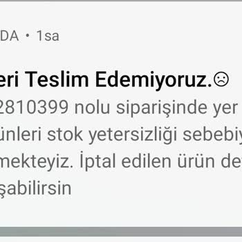 A101 Stokta Olmayan Ürün İçin Sipariş Açmaları