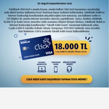 VakıfBank Gerçek Olmayan Ve Gerçekleştirilmeyen Kampanyalar