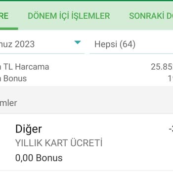 Garanti Bankası Kart Aidatı