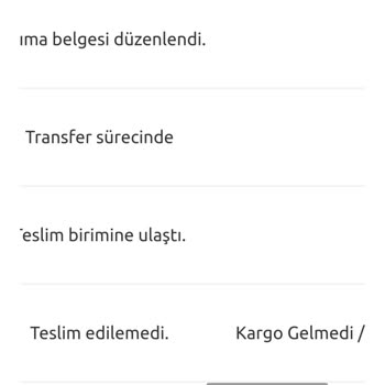 Yurtiçi Kargo Ürünüm Aktarma Merkezinde Kaldı