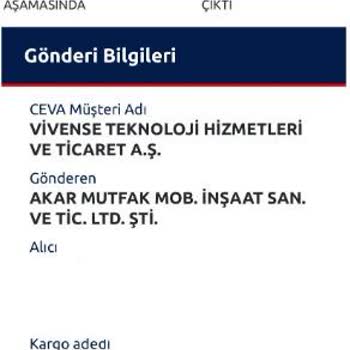 CEVA Logistics Teslimat Tarihi Gecikmesi
