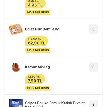 Migros Sipariş Kg Sorunu