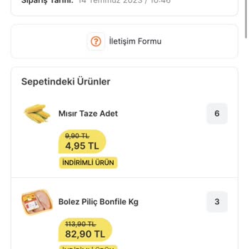 Migros Sipariş Kg Sorunu