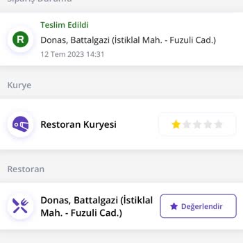 Getir Kurye Şikayeti Teslimat Sağlanmadı