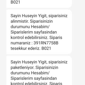 Dermoailem Ürünümü Göndermedi