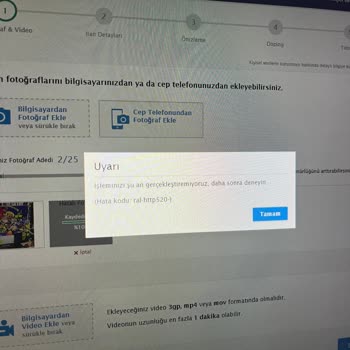 Sahibinden İlan Çıkarken Hata Veriyor