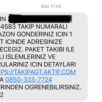 AGT Kurye (aynigunteslim.com) Günlerdir Ulaştırılmayan Kargo!