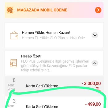 FLO Ayakkabı FLO Geri Yatmayan 500TL İade Miktarı