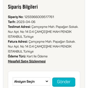 A101 Ürün İadesi Ve Kargo Sorunu