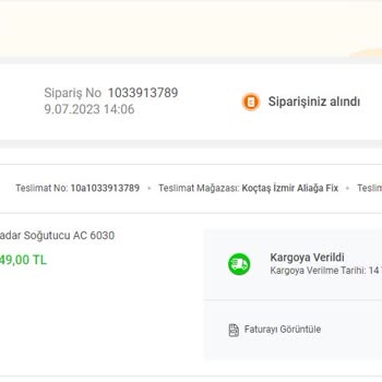 Koçtaş Beko AC6030 Ürün Teslimi