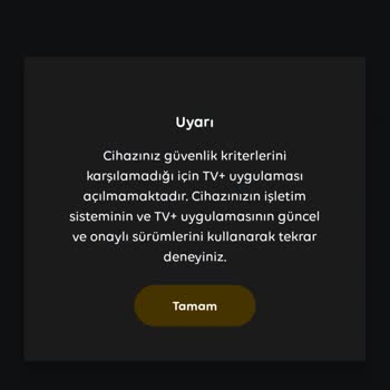 TV+ Uygulaması Mobilde Açılmıyor