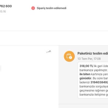 Hepsijet Ve Hepsiburada Teslim Adresinden Dolayı İade